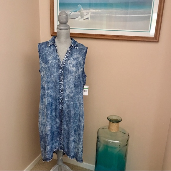 Cool Denim Look Dress 💕 - Picture 1 of 6